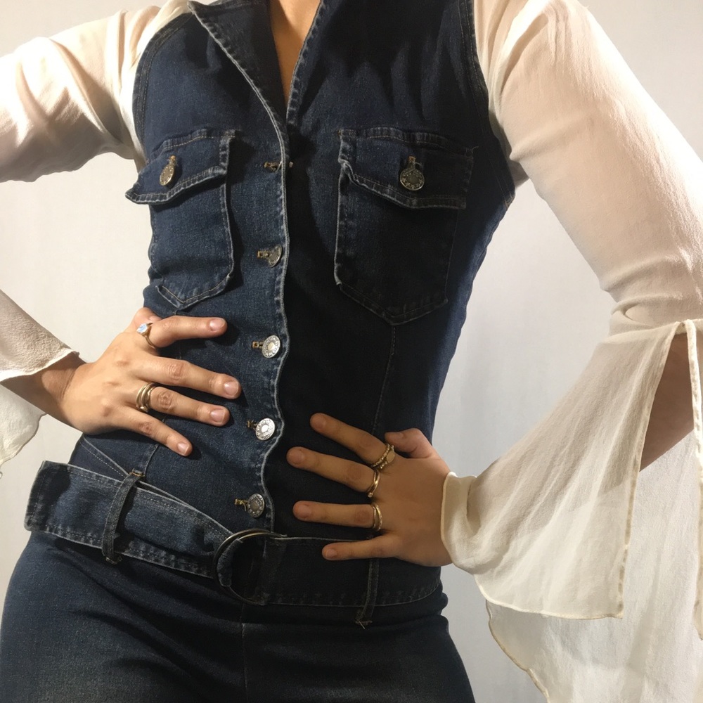 Groovy baby denim jumpsuit 🕺🏼